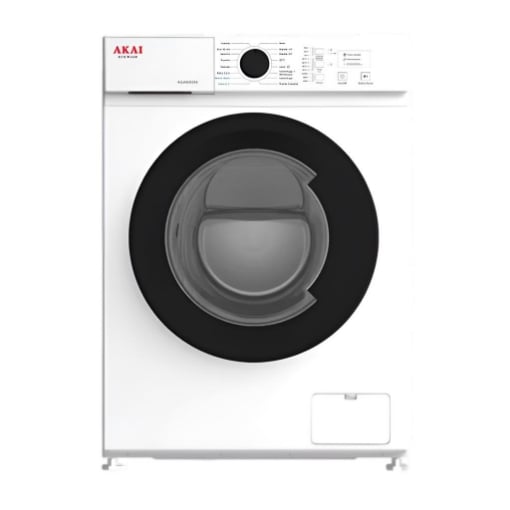 AKAI LAVATRICE CARICA FRONTALE 8 KG 1200 GIRI CLASSE A - 16 PROGRAMMI - PARTENZA RITARDATA - MOTORE INVERTER 51 CM