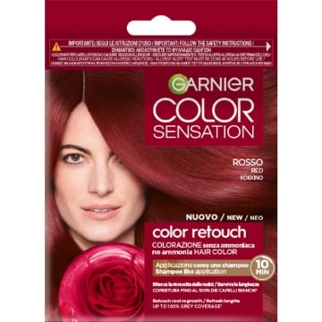 GARNIER COLOR SENSATION TINTA RETOUCH SENZA AMMONIACA COPERTURA 100% DEI CAPELLI BIANCHI N.6.6 ROSSO OKX