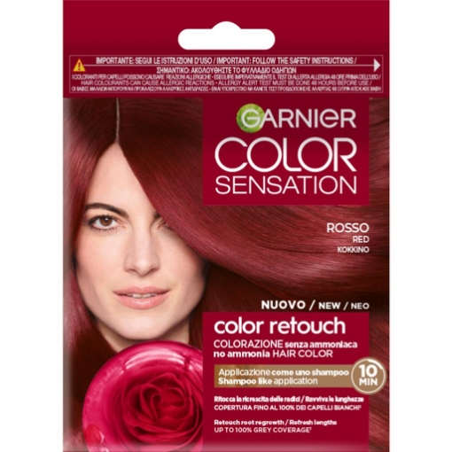 GARNIER COLOR SENSATION TINTA RETOUCH SENZA AMMONIACA COPERTURA 100% DEI CAPELLI BIANCHI N.6.6 ROSSO OKX