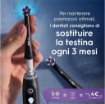 ORAL-B TESTINE RADIANT WHITE RICAMBIO PER SPAZZOLINO ELETTRICO 3 PZ COLORE NERO OKX