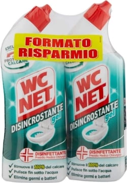 WC NET GEL DISINCROSTANTE E DISINFETTANTE 2X700 ML OKX