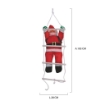 BABBO NATALE DA ARREDO ESTERNO TESSUTO IMPERMEABILE SU SCALA DIMENSIONI 28 X 103 CM OKX
