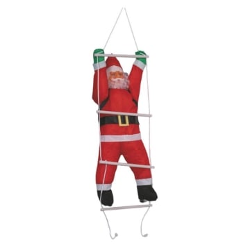 BABBO NATALE DA ARREDO ESTERNO SU SCALA DIMENSIONI 35 X 158 CM OKX