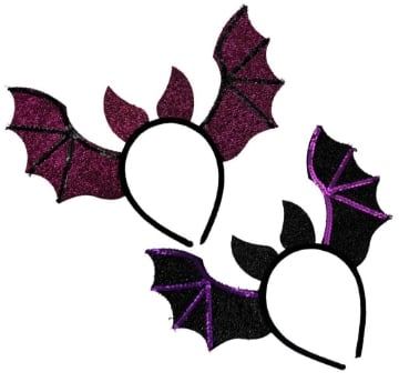CERCCHIETTO PIPISTRELLO HALLOWEEN COLORE ASSORTITO