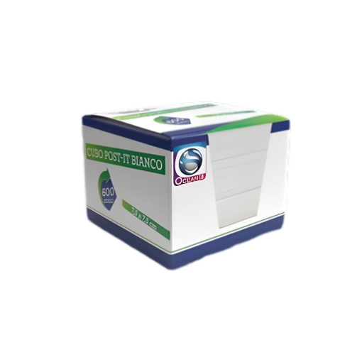 CUBO POST-IT BIANCO 600 PAGINE 7,5 X 7,5 CM IDEALE PER PRENDERE APPUNTI 