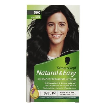NATURAL & EASY TINTA PER CAPELLI 590 NERO NATURALE