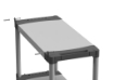 SCAFFALE IN RESINA PVC 4 RIPIANI PORTATA 80 KG ADATTO ALL’UTILIZZO SIA IN AMBIENTI INTERNI CHE ESTERNI 80X40X165 CM