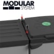 NUOVO MOBILE PORTASACCO TRIS PER SACCHI DA 80 LT PER INTERNI ED ESTERNI 102LX38PX87H CM