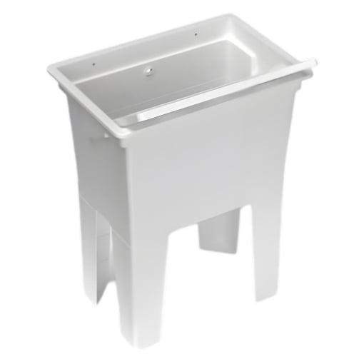 LAVATOIO-LAVAPANNI MONOBLOCCO IN RESINA PP IDEALE SIA PER AMBIENTI ESTERNI CHE PER AMBIENTI INTERNI 59X40X74 CM 
