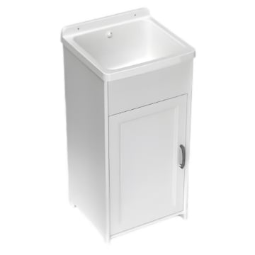 MINI LAVATOIO IN RESINA ESTREMAMENTE COMPATTO E STABILE PER INTERNI E ESTERNI 40LX40PX85H CM
