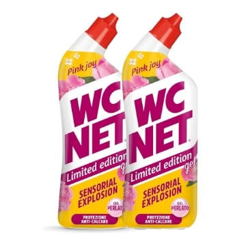 WC NET PINK JOY GEL PERLATO PROTEZIONE ANTICALCARE SENSIORAL EXPLOSION 2X700 ML