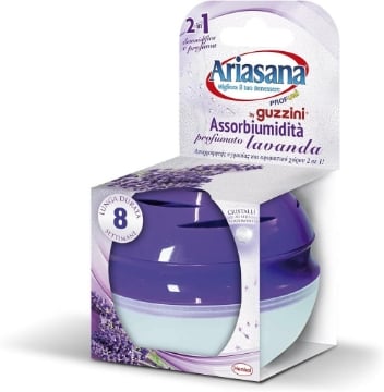 ARIASANA PROFUMI AGUZZINI ASSORBIUMINIDITÀ LUNGA DURATA PROFUMO ALLA LAVANDA 45GR