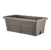 BAMA FIORIERA EFFETTO LEGNO 80 X 40 X H34 CM COLORE TORTORA