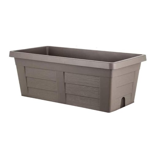 BAMA FIORIERA EFFETTO LEGNO 80 X 40 X H34 CM COLORE TORTORA
