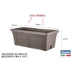 BAMA FIORIERA EFFETTO LEGNO 80 X 40 X H34 CM COLORE TORTORA
