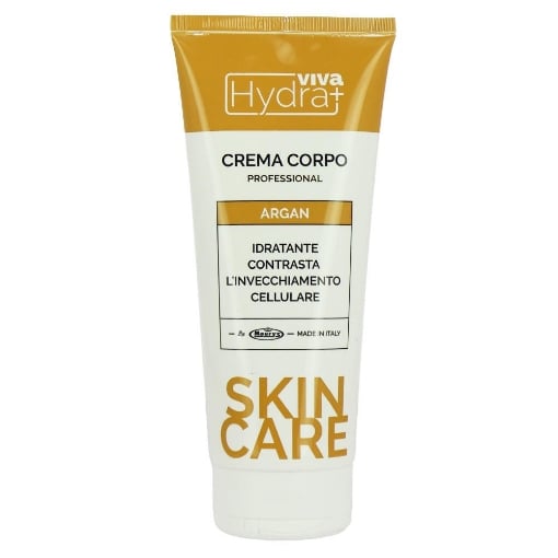 HYDRA VIVA+ CREMA CORPO PROFESSIONAL ALL'OLIO DI ARGAN E VITAMINA E 200 ML