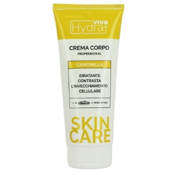 HYDRA VIVA+ CREMA CORPO PROFESSIONAL ALL'ESTRATTI DI CAMOMILLA E VITAMINA E 200 ML