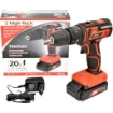 TRAPANO AVVITATORE PERCUSSIONE CON BATTERIA 20 V 1500 MAH BATTERIA  20 VOLT - MARCA ASSORTITA TRA HIGH-TECH E KOMBO