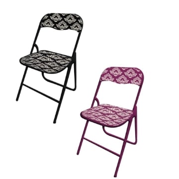 MA MAISON SEDIA DAMASK SALVASPAZIO STRUTTURA IN ACCIAIO - COLORE ASSORTITA OKX