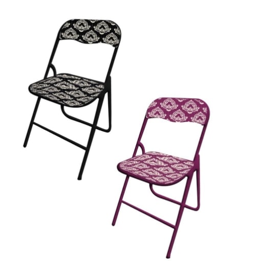 MA MAISON SEDIA DAMASK SALVASPAZIO STRUTTURA IN ACCIAIO - COLORE ASSORTITA OKX
