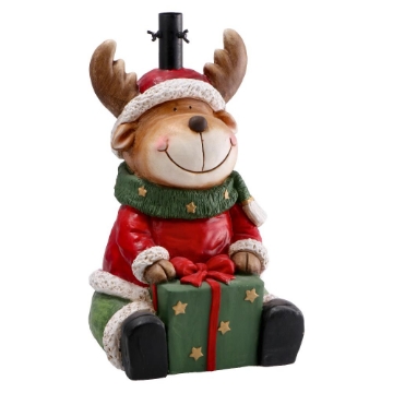 MAURY'S BASE SUPPORTO ALBERO DI NATALE CON RENNA DIMENSONI 33X33X55H CM OKX