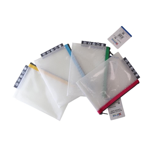 XOFFICE BUSTA CON CERNIERA ''ZIPPER BAG'' 16,8X12,5 CM - ASSORTITO