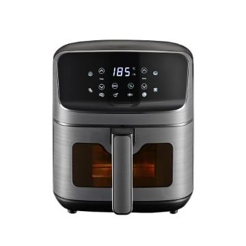 AKAI FRIGGITRICE ARIA CON DISPLAY DIGITALE 8 MODALITÀ 5LT 1500W - NERO OKX