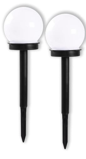 MAURY'S SET 2 LAMPADE SOLARI A SFERA 10 X H32 CM