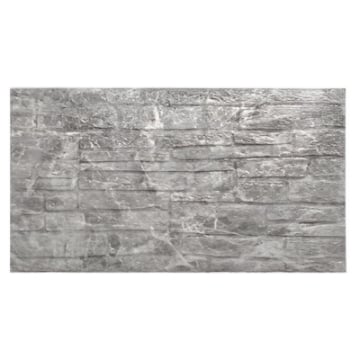 CARTA ADESIVA IN POLIETILENE ESPANSO EFFETTO MATTONCINI 3D COLORE GRIGIO DIMENSIONI 77X70 CM