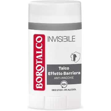 BOROTALCO DEODORANTE STICK INVISIBLE ANTI-MACCHIE 48H 40ML - GRIGIO