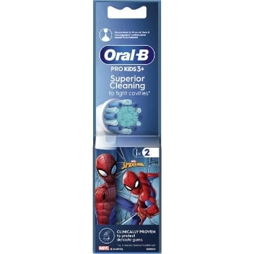 ORAL-B RICARICA SPAZZOLINO ELETTRICO 2 PEZZI - SPIEDERMAN