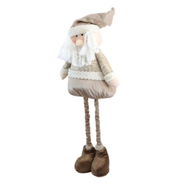GOLD CHRISTMAS BABBO NATALE CON GAMBE ALLUNGABILI H120 CM  USATO COME NUOVO