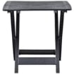 MAURY'S TAVOLO ANIENE PIEGHEVOLE DA ESTERNO  79X72X70 CM IN COLORE ANTRACITE USATO COME NUOVO 