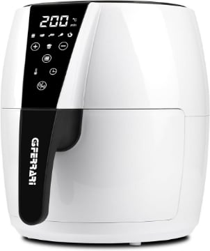 GIRMI FRIGGITRICE AD ARIA CON 6 PROGRAMMI CAPIENZA 4,8LT POTENZA 1500W - BIANCO 