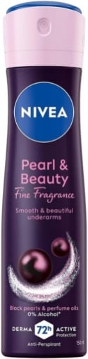 NIVEA DEODORANTE SPRAY ANTI-TRASPIRANTE PEARL & BEAUTY FINE FRAGRANCE 72H 150ML