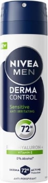 NIVEA DEODORANTE SPRAY ANTI-TRASPIRANTE DERMA CONTROL SENSITIVE - VITAMIN E 72H 150ML