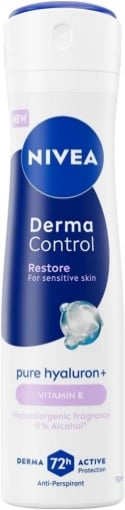NIVEA DEODORANTE SPRAY ANTI-TRASPIRANTE DERMA CONTROL RESTORE - VITAMIN E 72H 150ML