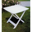 MAURY'S ANIENE TAVOLO PIEGHEVOLE RESINA BIANCO 80X72X70 CM USATO COME NUOVO
