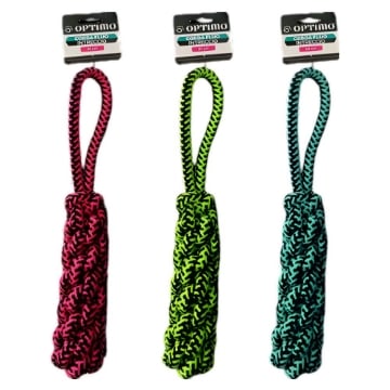 CORDA FLUO INTRECCIO 34 CM GIOCO IDEALE PER IL TUO CANE  
