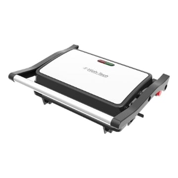 HIGH-TECH GRIGLIA BARBECUE ELETTRICA 700W CON PIEDINI ANTISCIVOLO APERTURA FINO A 180° - OKX
