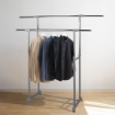 MAURY'S STORAGE APPENDIABITI DOPPIO ESTENSIBILE CON RUOTE IN COLORE SILVER USATO COME NUOVO 