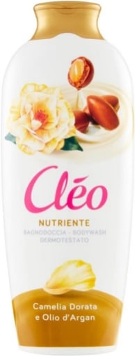 CLÈO BAGNODOCCIA NUTRIENTE FRAGRANZA CAMELIA DORATA E OLIO D'ARGAN - 750ML