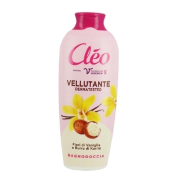 CLÈO BAGNODOCCIA VELLUTANTE FRAGRANZA FIORI DI VANIGLIA E BURRO DI KARITÈ- 750ML
