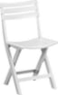 MAURY'S BIRKY SEDIA PIEGHEVOLE DA ESTERNO BIANCA 44 X 41 X H78 CM