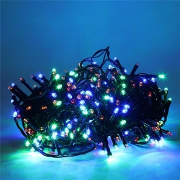 HIGH-TECH LUCI DI NATALE 300 LED MULTICOLOR DA INTERNO E ESTERNO 17,5 METRI
