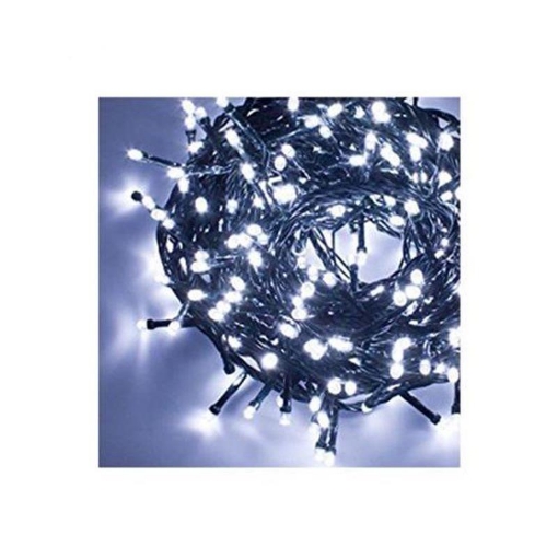 HIGH-TECH FILO DI LUCI A LED NATALIZIE CON 300 LED COLORE BIANCO FREDDO 