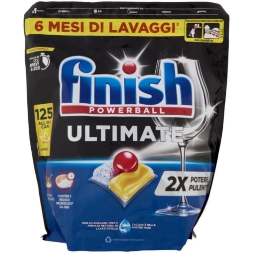 FINISH POWERBALL ULTIMATE ALL IN 1 CAPS AL LIIMONE - 125PZ