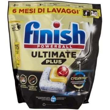 FINISH POWERBALL ULTIMATE PLUS ALL IN 1 AL LIMONE - 115PZ