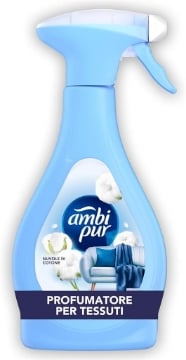 AMBIPUR PROFUMATORI PER TESSUTI COMBATTE GLI ODORI FRAGRANZA NUVOLE DI COTONE - 385ML