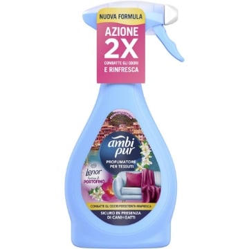 AMBIPUR PROFUMATORI PER TESSUTI COMBATTE GLI ODORI FRAGRANZA PORTOFINO - 385ML
